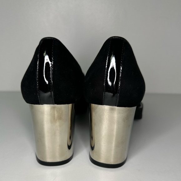 Black Heeled Loafers - Picture 5 of 8